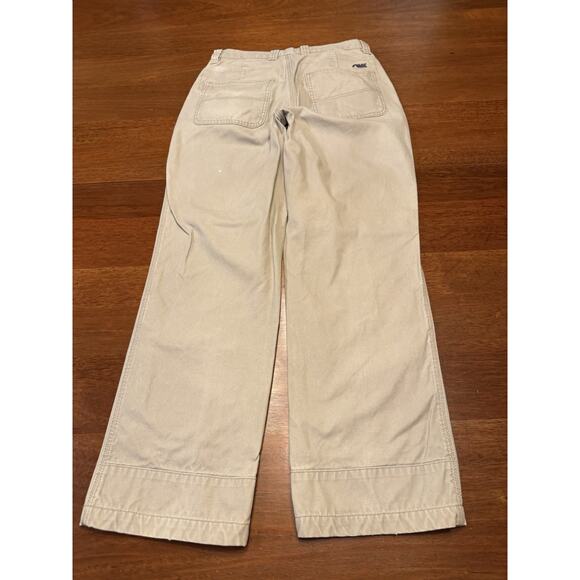 32x30 Mountain Khakis Heavy Canvas Work Pants Tan Small Flaw - Picture 10 of 15